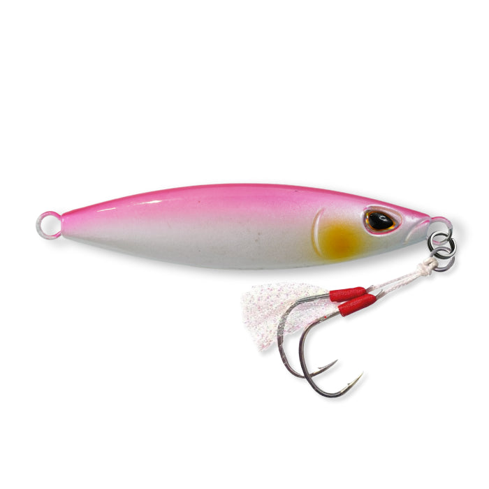 Pilker Farlin (pink/weiss) 150g Rückseite