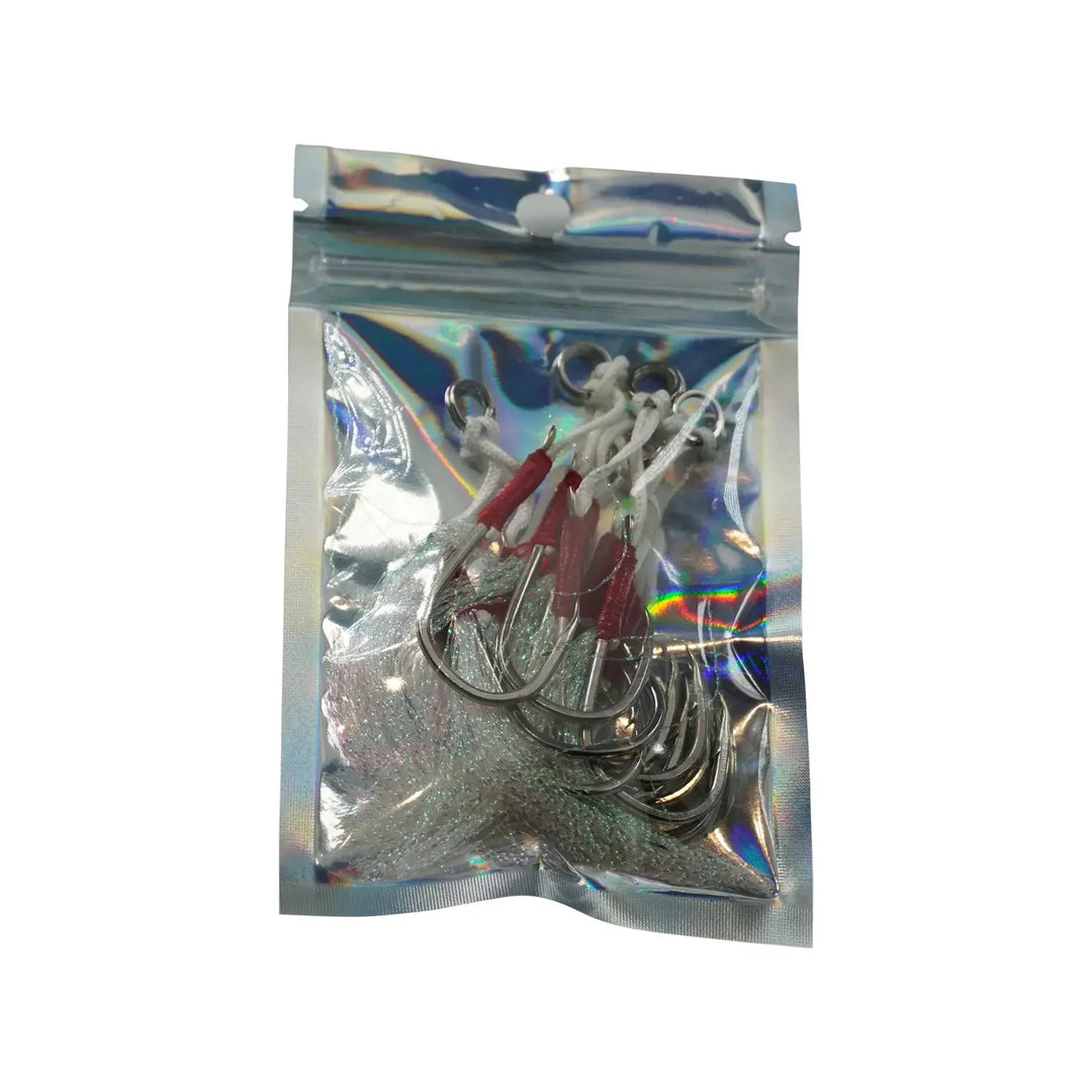 5 Assist Hooks in der groesse M eingepackt