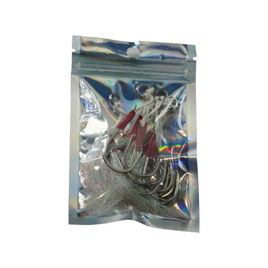 5 Assist Hooks in der groesse M eingepackt