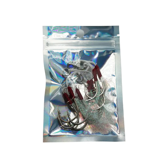 5 Assist Hooks in der groesse S eingepackt