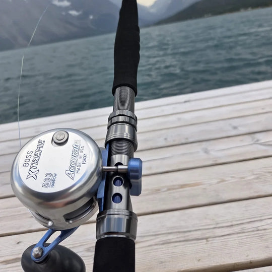 HolyCatch Inliner Angelrute mit Angelrolle ausgerüstet