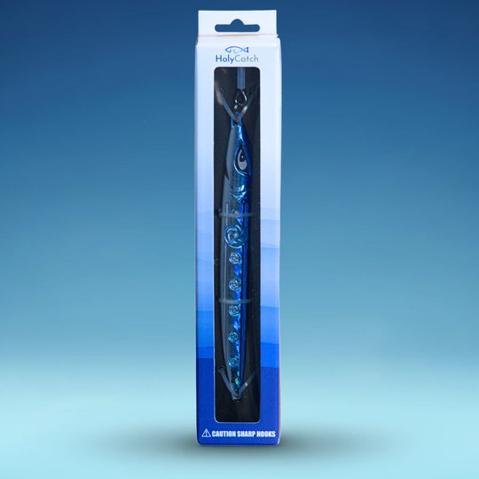 HolyCatch Pilker Lulatsch in blau eingepackt