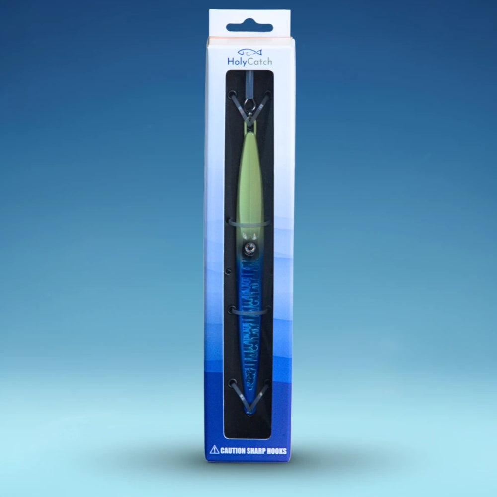 HolyCatch Pilker Sepien blau eingepackt