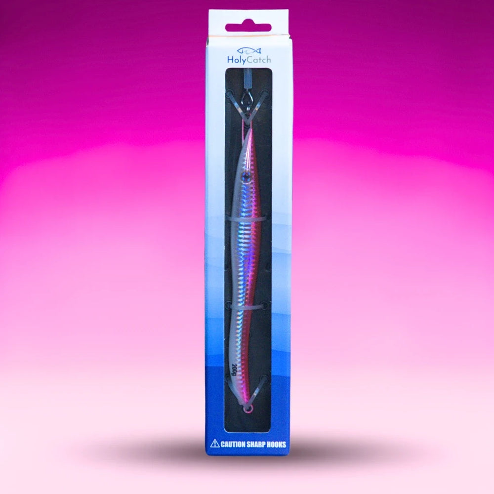 HolyCatch Pilker Auqfrost in pink eingepackt